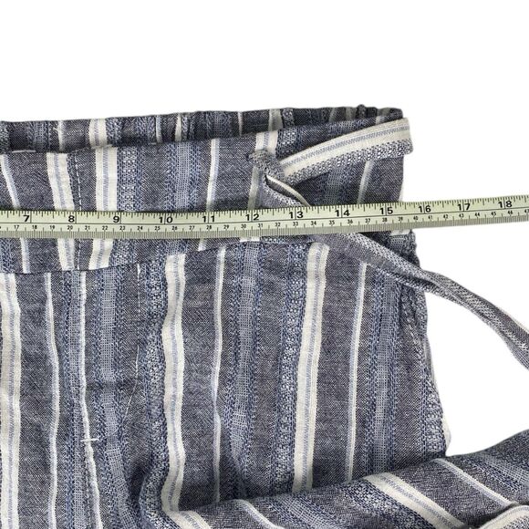 Sound/Style by Beau Dawson Womens Blue Linen Pants Summer Lux SpringM 102 - Picture 7 of 7
